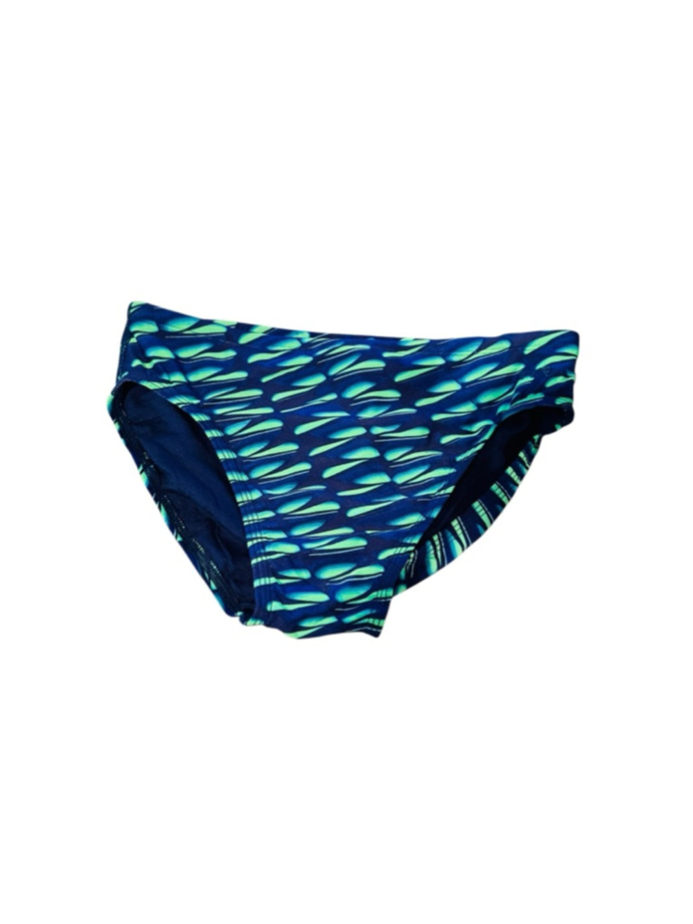 Men's TYR Dragonflyte Brief Swim Trunks Navy Green size 34 Med